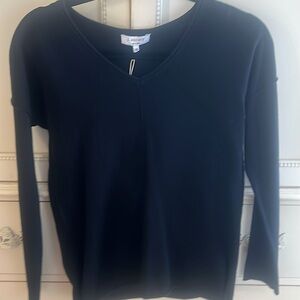 New with tags, J Society black V-neck tunic style cotton sweater
